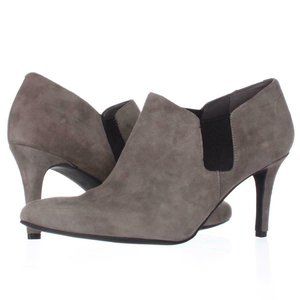 Cole Haan Womens Maxfield Booties Gray Suede